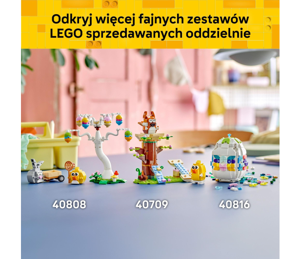 LEGO ICONIC 40808 Poszukiwanie pisanek z zajączkiem i kurczaczkie - 1473437 - zdjęcie 4